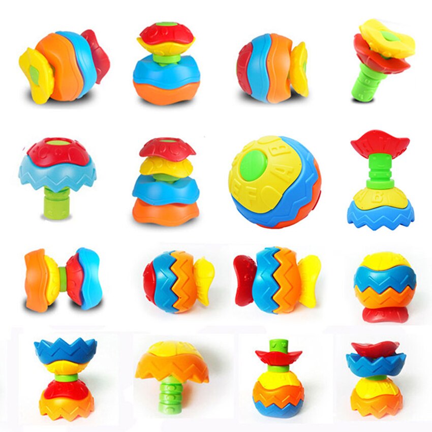 4 Sets/partij Baby Baby Kleur Hand Grijpen Bal Gemonteerd Demontage Creatieve Veranderende Speelgoed Developmental Intelligente Baby Speelgoed