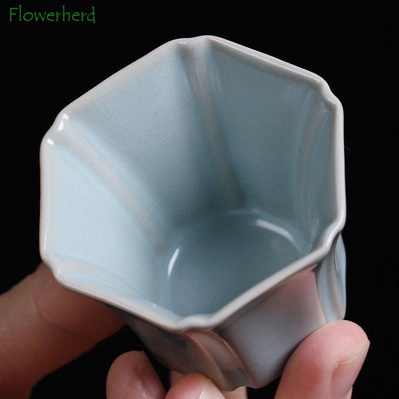 Ceramic Tea Cup Teaware Kung Fu Tea Set Cup Handmade Teacup Coaster Tea Trays Tea Bowl