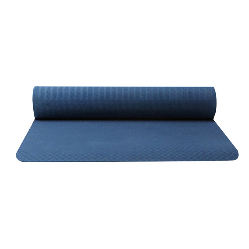 6 Mm Yoga Mats Voor Fitness Antislip Dubbele Kleuren Veilig Te Gebruiken Voor Beginner Milieuvriendelijke Body Building Oefening mat Voor Pilatus G3: Blauw