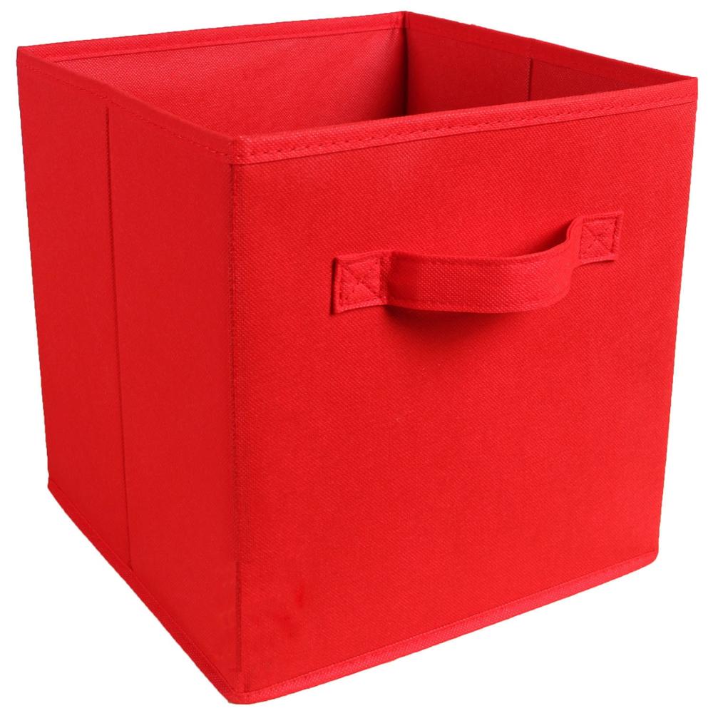 Kubvikbar non-woven tyg förvaringslåda hopfällbar tygförvaring kub korg lådor leksaker organisatör behållare lådor: 3