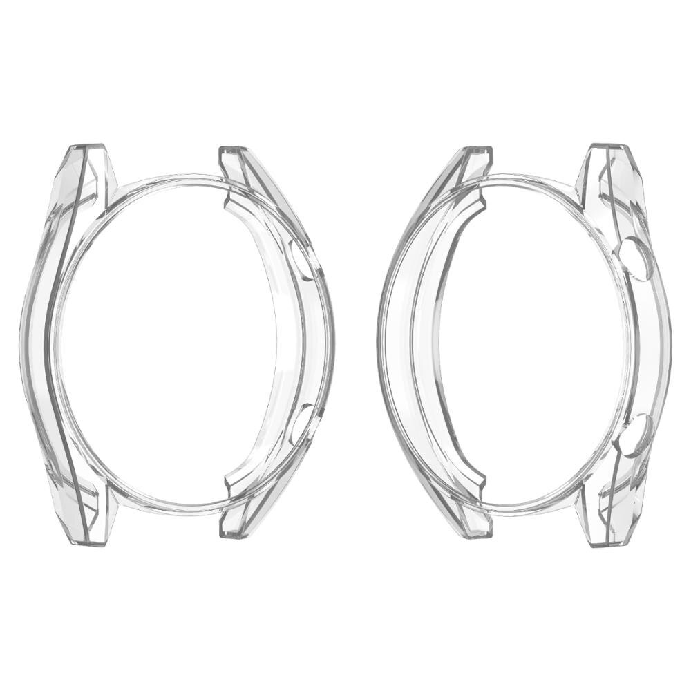Ultra Slim Protector Case Voor Huawei Horloge Gt 46Mm Soft Hollow Out Horloge Cover Huawei Gt Horloge Case Beschermende bumper Shell: Transparent