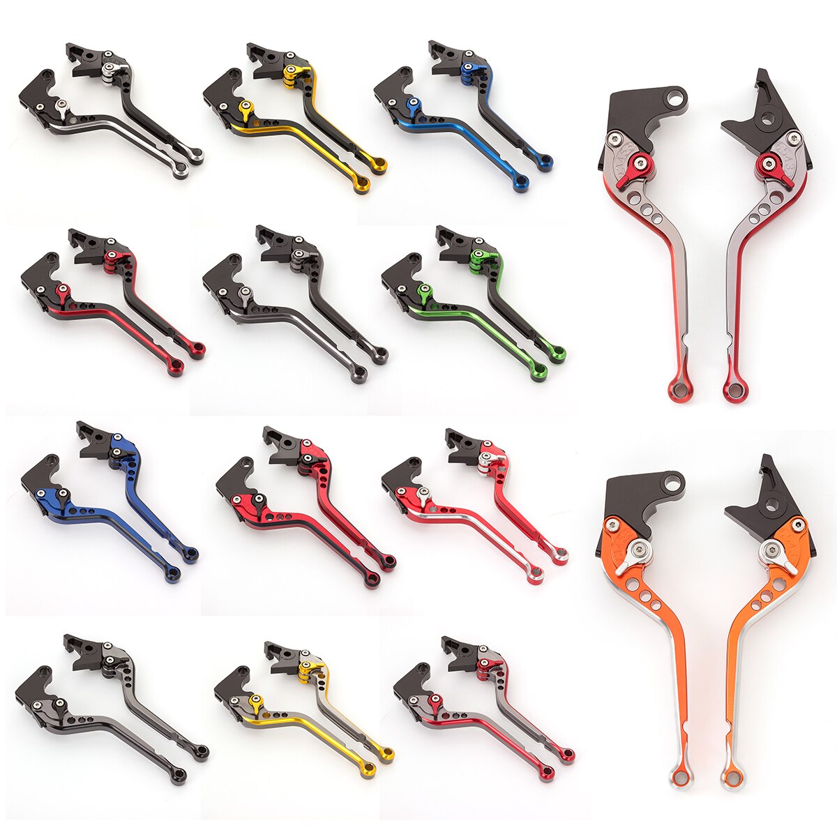 Motorcycle Aluminum Brake Clutch Lever Handle For Kawasaki GPZ900R GPZ1100/ABS VN1500 Mean Streak/Classic +Tourer
