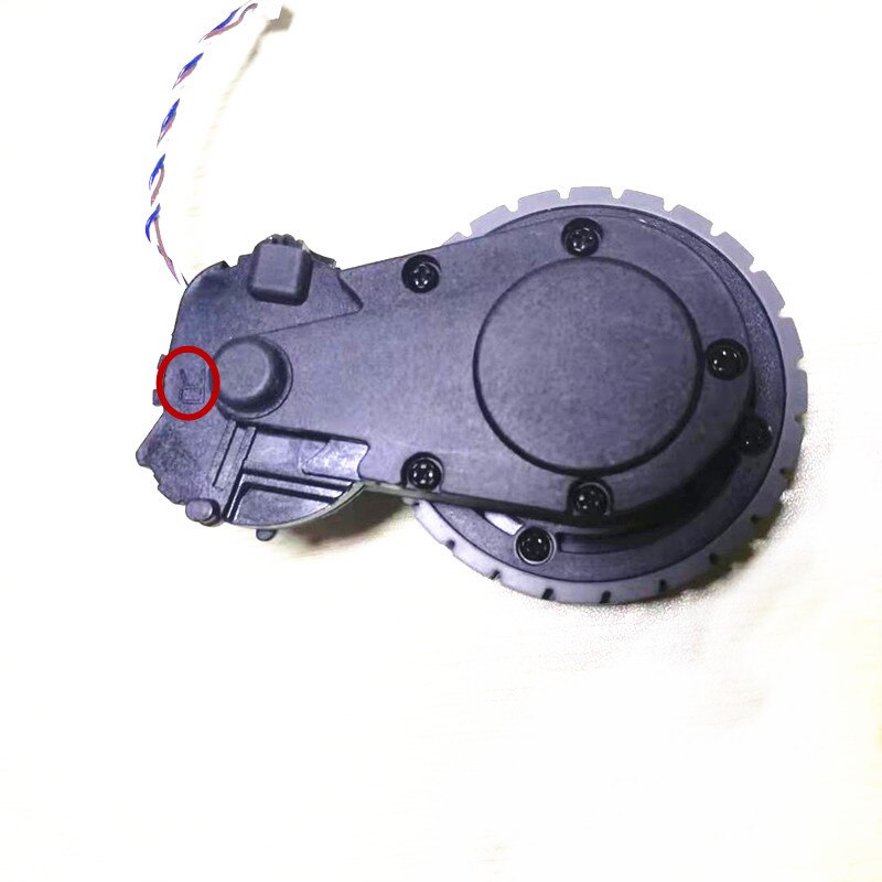Rueda Robot izquierda derecha con Motor para Ecovacs Deebot Ozmo 930, piezas de Robot aspirador, repuesto de Motor de ensamblaje de rueda: R wheel