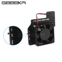 Geeekpi Raspberry Pi 5V Mini Cooling Fan PWM Fan for Raspberry Pi 3B / 3B+ / 4B