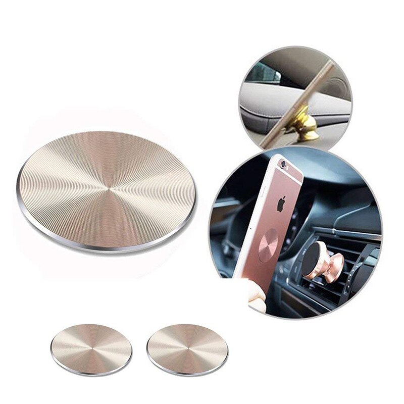 Fimilef CD Lines Plate Iron Sticker for Magnetic Car Phone Holder Universal Metal Plate Mount Magnet Holder Accessory Iron Sheet