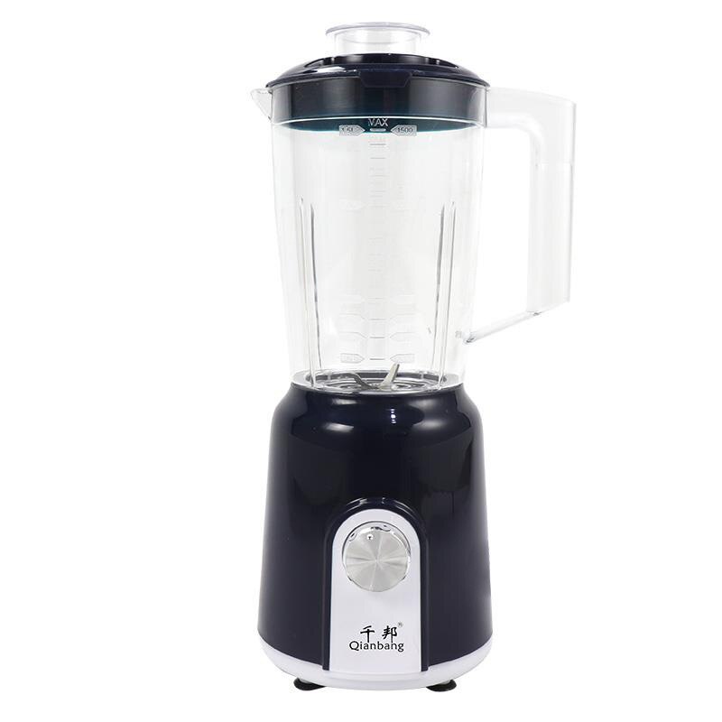 1.5L High Power Blender Mixer Electric Juicer Machine Smoothie Blender Food Processor Personal Juice Blender Cup: Blue