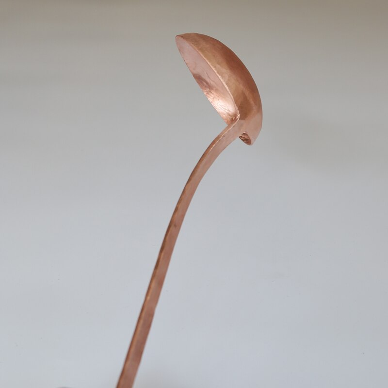 Pure Handleiding Koper Soep Rijst Lepel Kleine Handgemaakte Koperen Lekkage Lepel Vergiet Zeef Servies