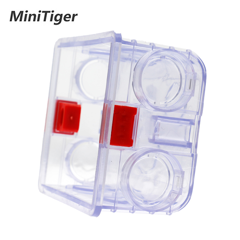 Minitiger-caja de montaje transparente ajustable, casete interno de 86mm * 83mm * Interruptor táctil WIFI y 50mm para enchufe USB, 86 tipos