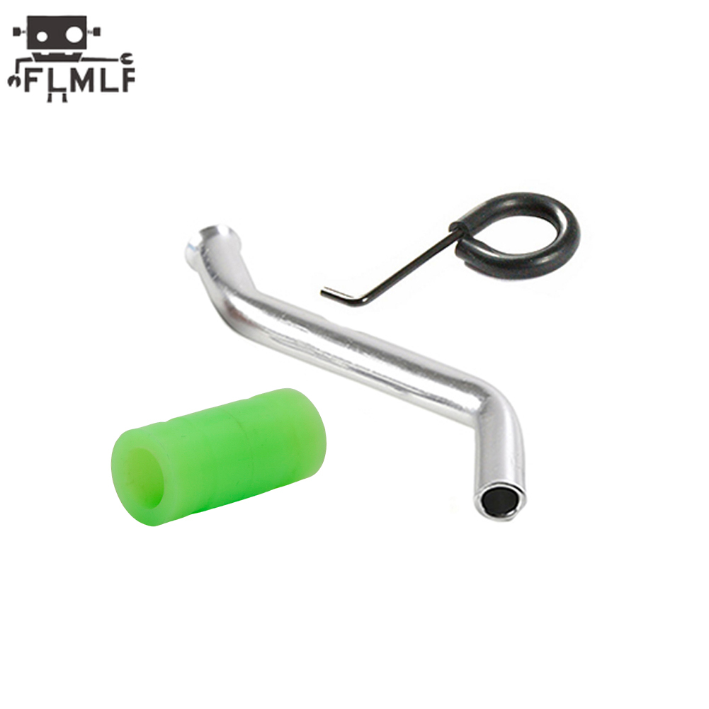 FLMLF Kit de caja de silencio de escape para motor Rc de 23CC ~ 36CC para 1/5 Hpi Rofun Km Rovan Baja Losi 5ive-T DBXL FG GoPed Redcat: Verde claro