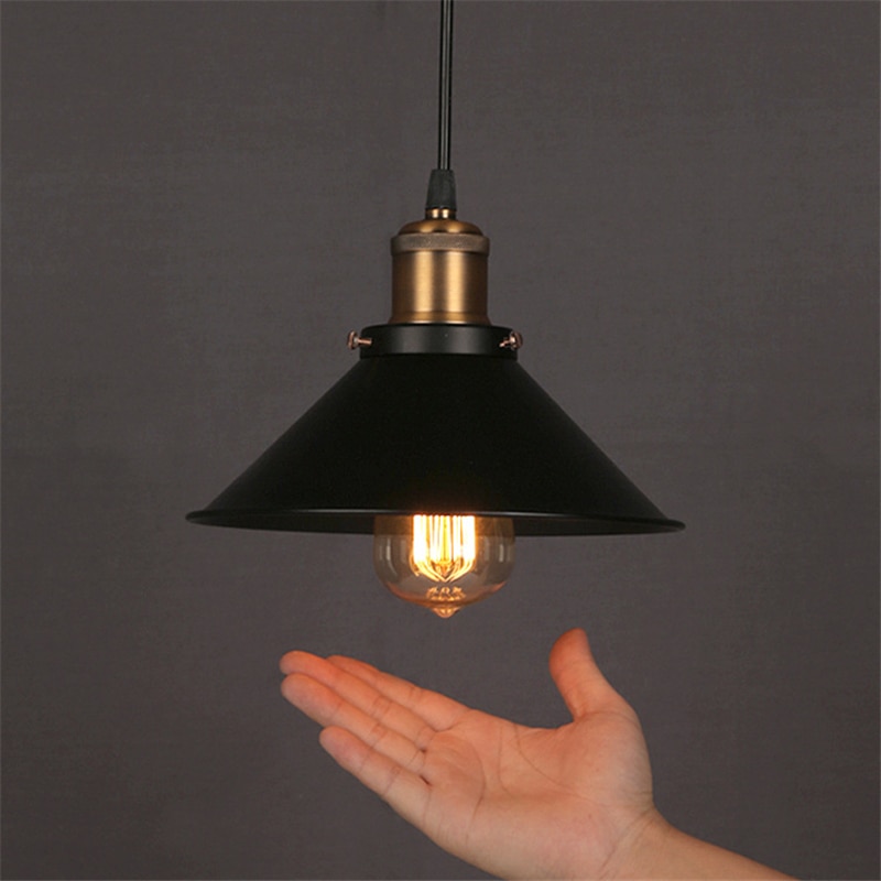 Amerikanske retro pendellamper industriel indretning stue pendel hængende lampe armatur industriel belysning boligindretning armatur