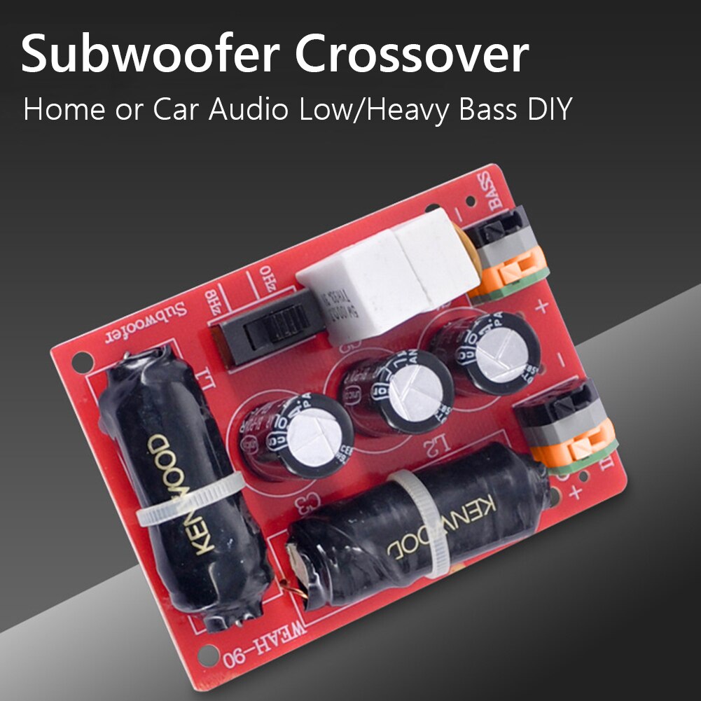 200w basshøyttalere 40hz-400hz subwoofere frekvensdeler hjemmekino hifi stereo diy billyd woofer delefilter