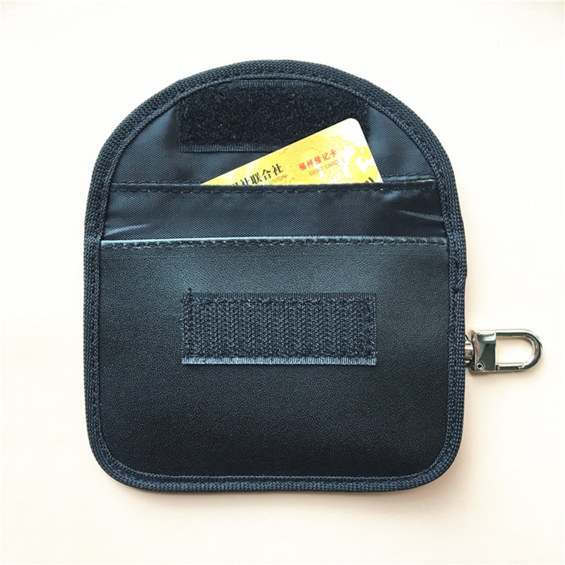 Faraday Schlüssel Taschen fob Signal Blocker Schutz Kreditkarte RFID Signal Abschirmung Tasche Für Keyless Auto Anti Diebstahl Tasche Tasche1065