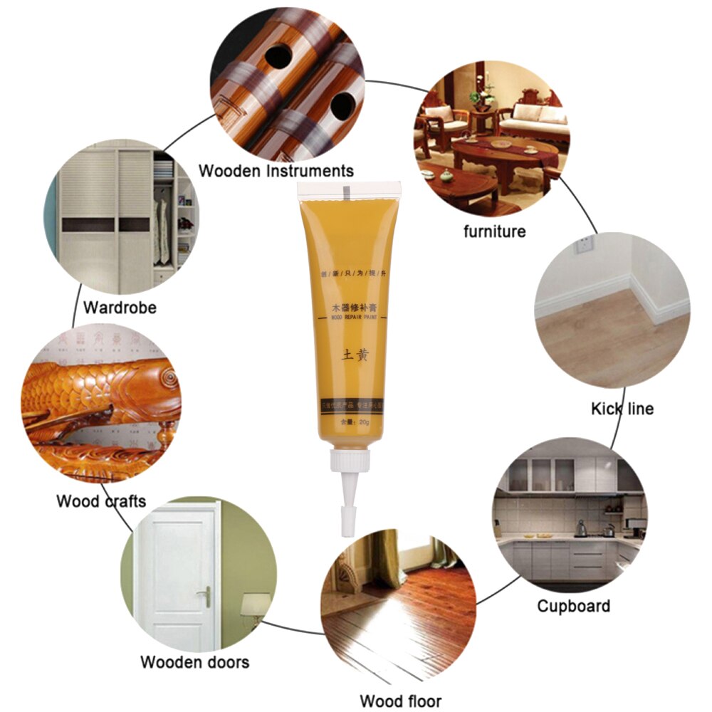Naprawa mebli zadrapania na lakierze naprawa uszkodzeń naprawa kremów meble drewniane dotykać w górę uniwersalne narzędzie robić naprawy DIY