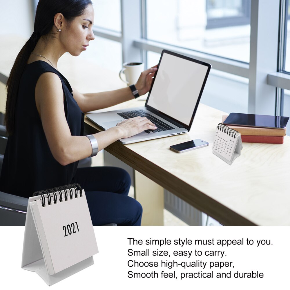 1Pc Kalender Effen Kleur Creatieve Desk Memo Schema Kalender Tafel Kalenders Voor Kantoor