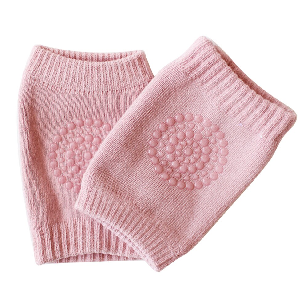 Kids Baby Antislip Kruipen Elleboog Zuigelingen 0-24M Peuters Knee Pads Protector Veiligheid Kneepad Been Warmer Ondersteuning baby Accessoriess: Pink