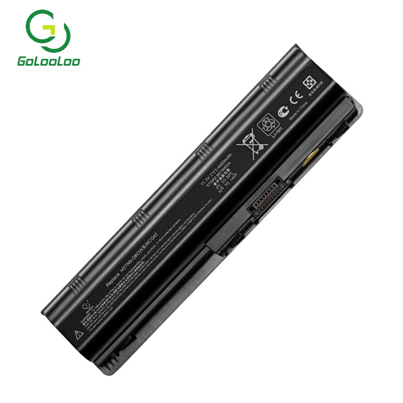 Golooloo 6 celler laptop batteri för hp notebook  pc 593553-001 för pavilion  g4 g6 g32 cq42 mu06 593562-001 dm4 dv6 mu09 hstnn -lb0w