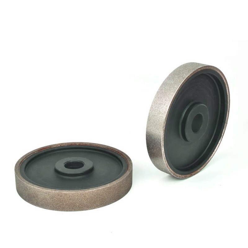 6” Dia X 1“ with Arbor Hole Diamond Grinding Disc CBN Grinding Wheels (for Sharpening High Speed Steel Woodturning Tools)