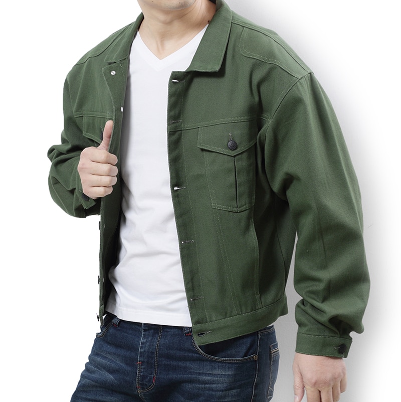 Plus size 10xl 9xl 8xl 7xl 6xl 5xl 4xl 3xl vårklassiska denimmärke kläder fritidskläder män jean jacka kappa manlig student