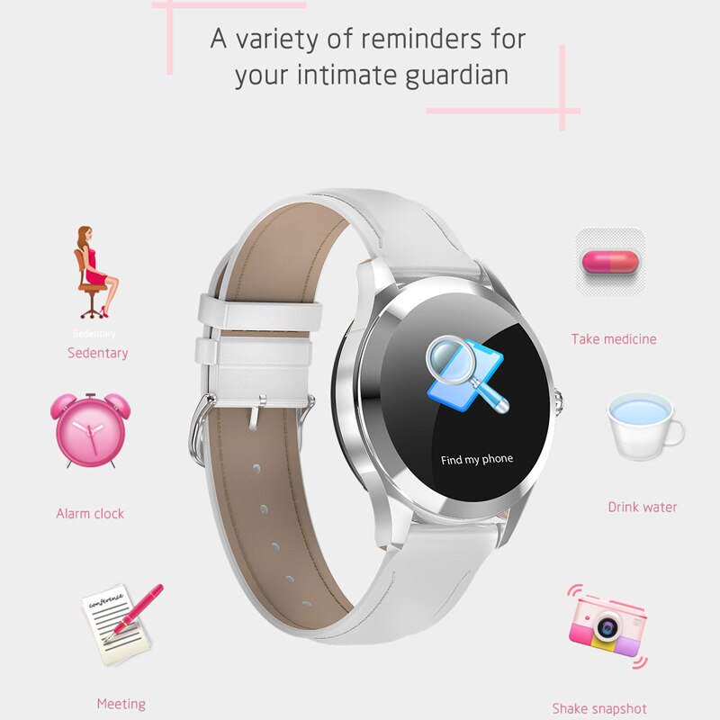 Kw10/kw20 relógio inteligente mulher ip68 à prova dip68 água monitor de freqüência cardíaca pedômetro fitness tracke pulseira relógio de pulso para xiaomi huawei