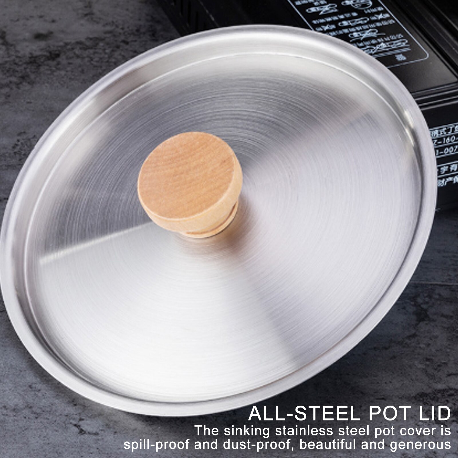 16/18cm Steaming Cookware Single Handle Stock Pot Household Stainless Steel Soup Pot For Gas Stove/Induction Cooker Cooking Pan