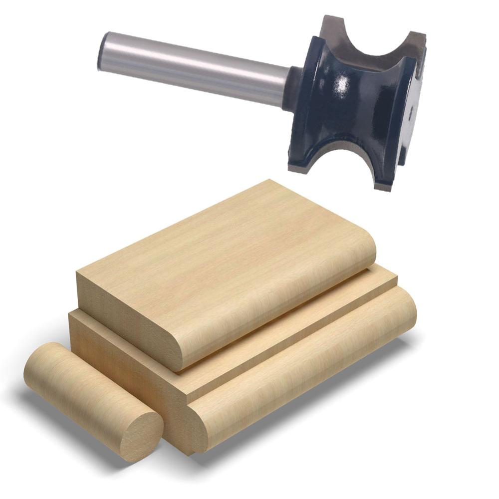 SHERUI 1PCS Half Ronde Side Cutter Bit Router Bit 6mm shank 1/4 "schacht Houtbewerking bits 1 bestelling