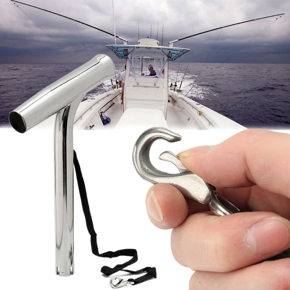316 Stainless Steel Fishing Rod Pod Holder Rack Outrigger for Marine Yacht Boat