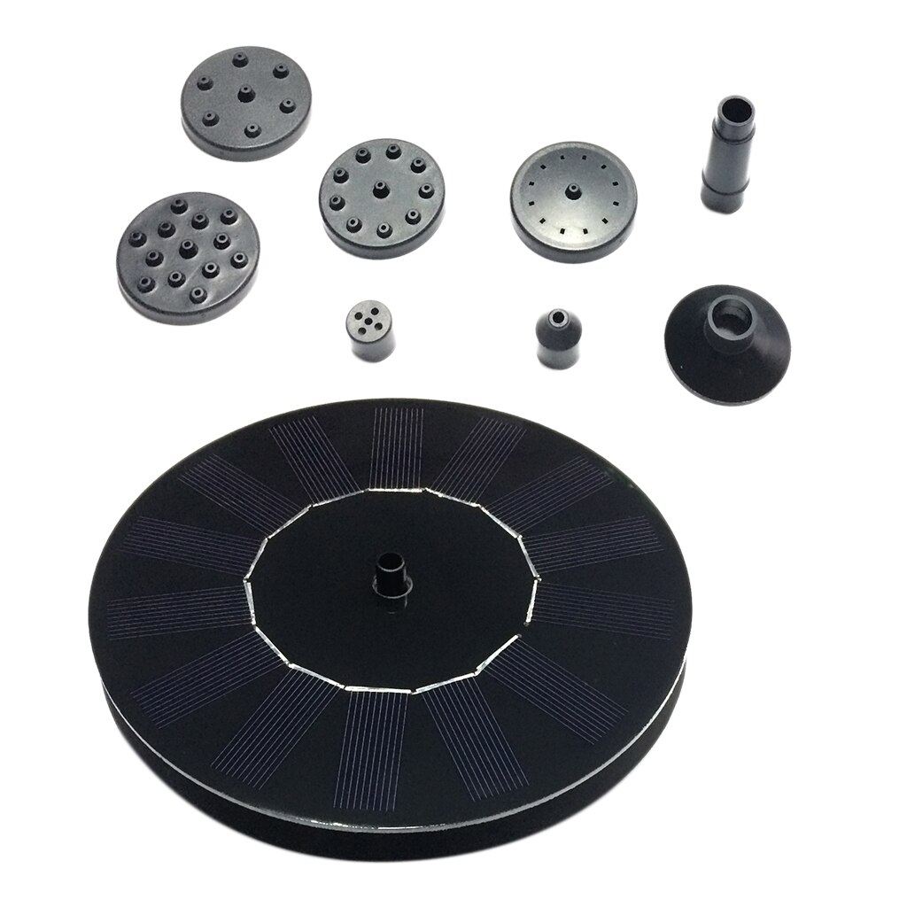 Solar Powered Fountain Water Pump for Bird Bath Free Standing Solar Panel Kit