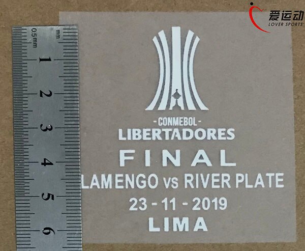 Flamenco FINAL COPA LIBERTADORES PATCH SET CONMEBOL LIBERADORES Final Match Details + TROPHY 1 en TROPHY 2 patch