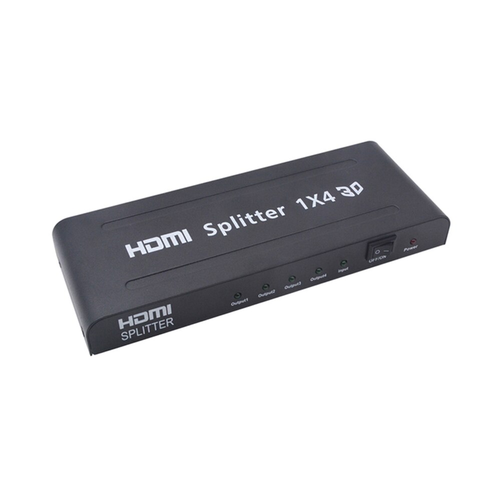 1 Input 4 Output HDMI-compatible High Definition Divider Video Splitter VGA for DVD Player