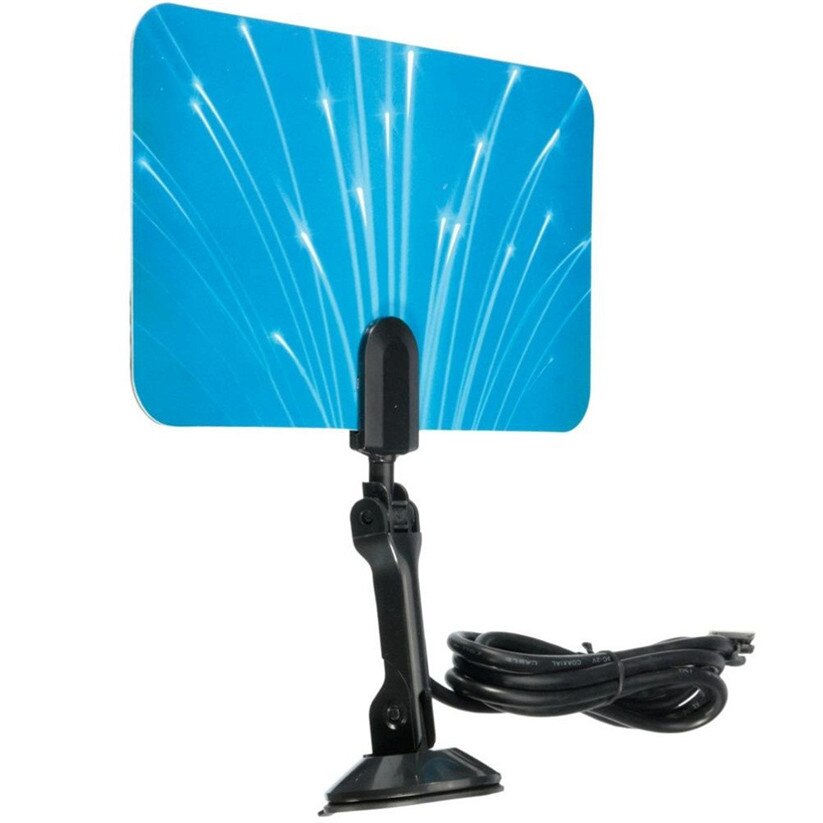 Carprie tv-antenn digital inomhus-tv-antenner hdtv dtv box ready hd vhf uhf flat  td1208