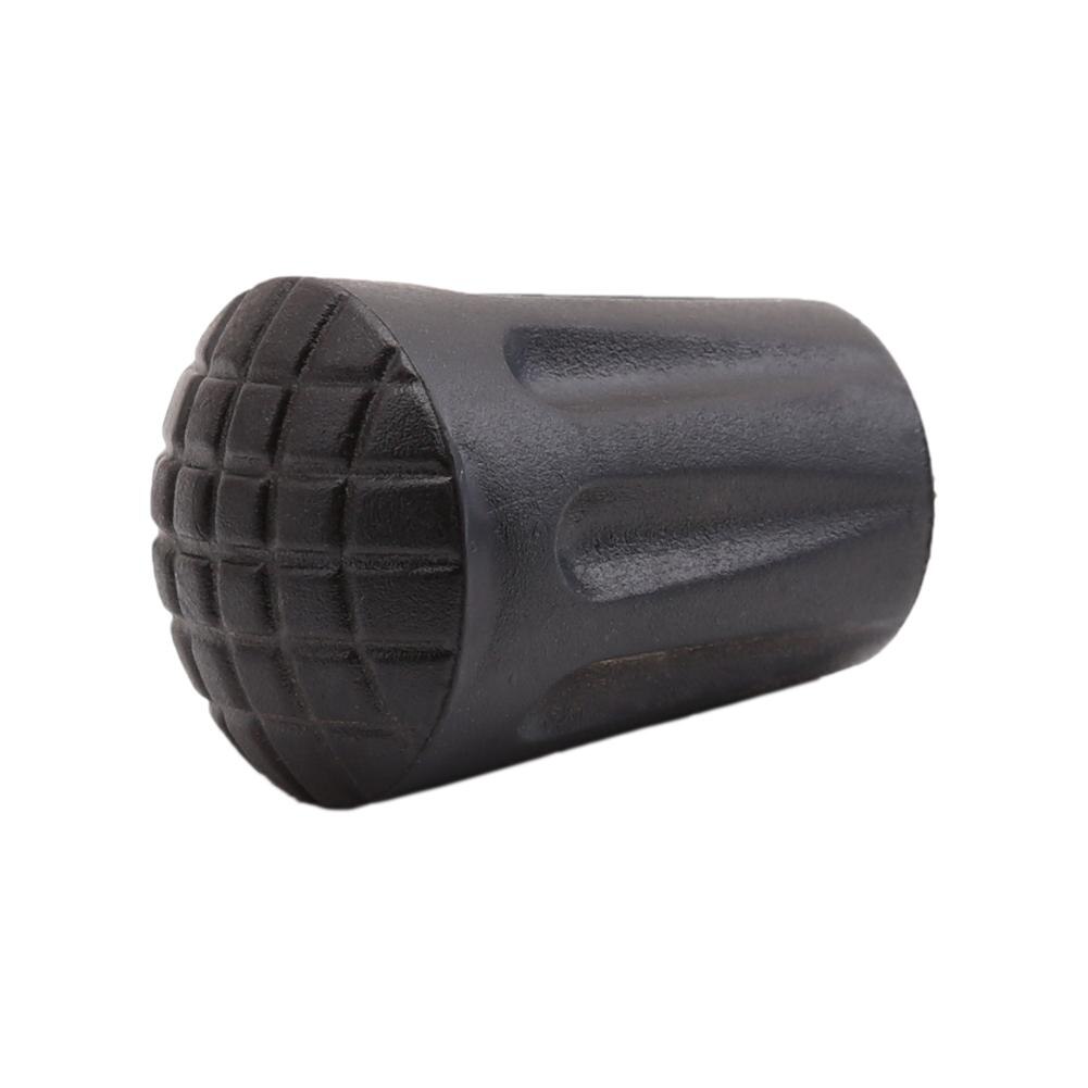 Trekking Pole Verstelbare Wandelstok Wandelen Accessoire Ronde Voeten Staaf Schoen Snowflake Tower Staaf Tip Case Plastic Rubber Pvc: Chocolade