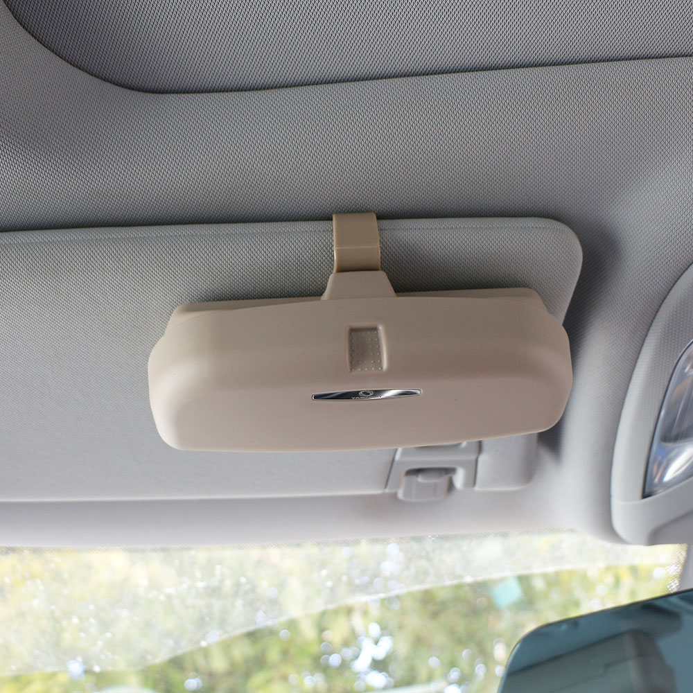 Xburstcar-caja de gafas de sol para coche, para Lexus ES 250 IS GS200 240 250 300 350 RX 270 200T, para Toyota Prius Reiz Highlander Prado Parts: Common Beige