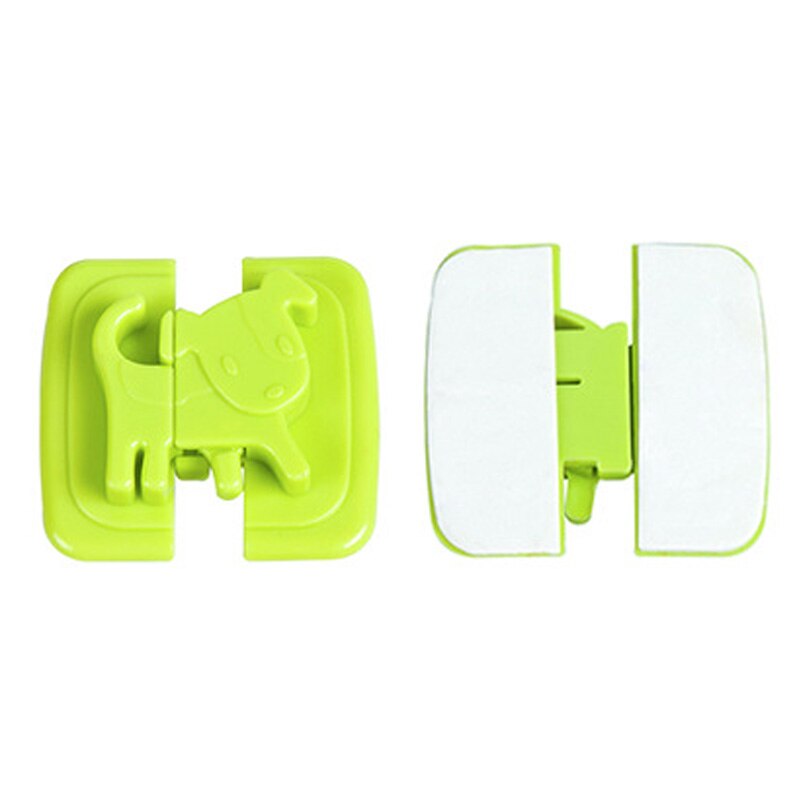 2pcs Cute dog shape safety baby protection lock blockers doors for security locks for drawer toilet refrigerator