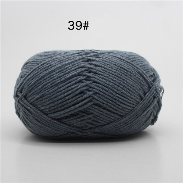 upgrade natuurlijke zijde melk katoenen garen dikke garen voor breien baby wol haak garen weave draad 4 Plys 50 g/stk: 39
