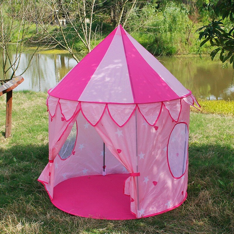 Kids Tent Portable Opvouwbare Kinderen Kids Game Play Tent House Pretend Speelgoed Indoor Outdoor Yurt Kasteel Speelhuisje Speelgoed