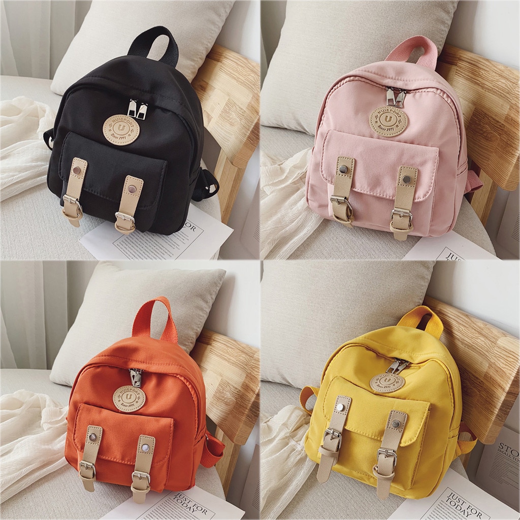 Children Simple Versatile Male Female School Bags For Teenage Girls Cute Anti-Theft Travel Backpack Shoulder Bag