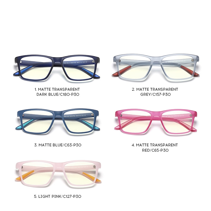 Gogeline freundlicher Brille Rahmen TR90 Anti-blau licht Optische Rahmen transparent Junge Mädchen Eyeglasse Filter Reduzieren Digital