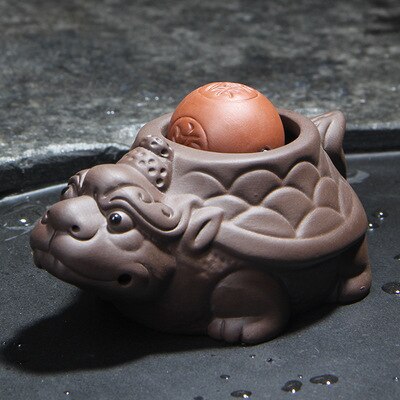 Ceramic Lucky Tea Pets Decoration Tea Ceremony Jewelry Tea Set Transport Cart Tea Set Tea Ceremony Accessories: Extra cashmale