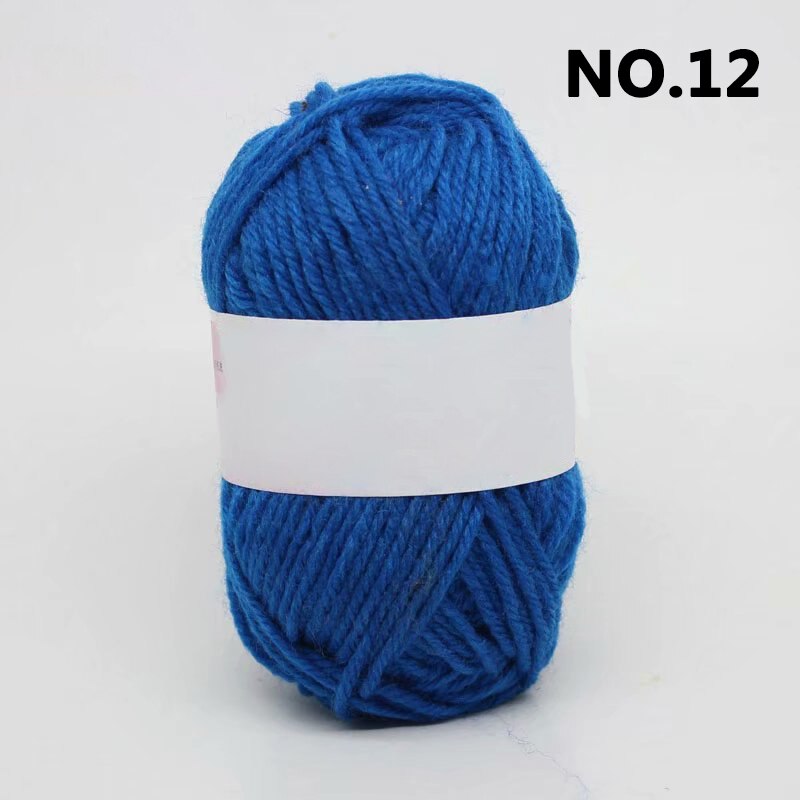 Warm DIY Milk Cotton Blend Yarn Baby Wool Yarn for Knitting Children Hand Knitted Yarn Blanket Crochet Yarn: 12