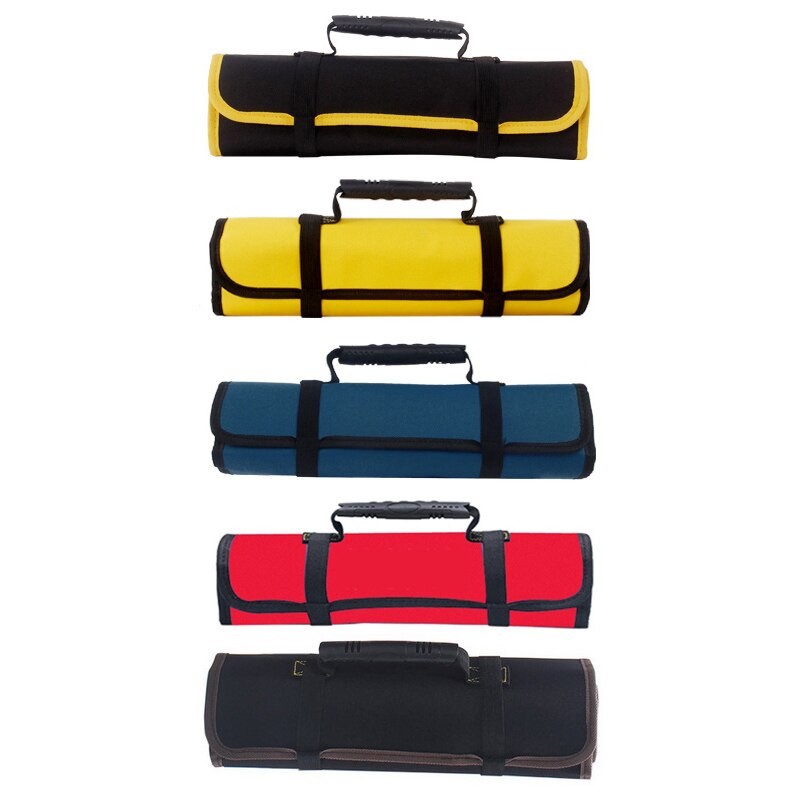 Multifunktions oxford klud foldenøgle taske værktøj rulle opbevaring lomme værktøjspose bærbar taske arrangør holder 5 farver