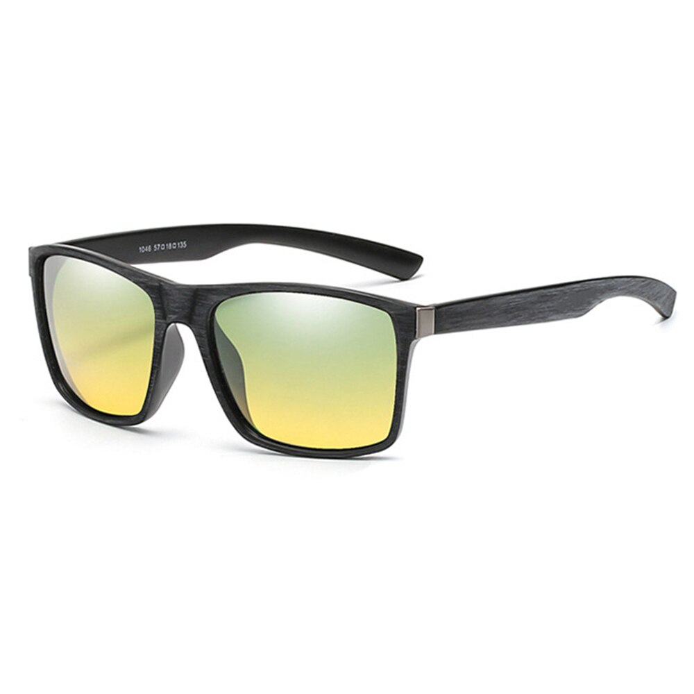 Gafas de sol AIELBRO polarizadas para Conductor, Gafas nocturnas de visión nocturna para el día para conducir, Gafas deportivas para hombres y mujeres: SSKP0106 Black