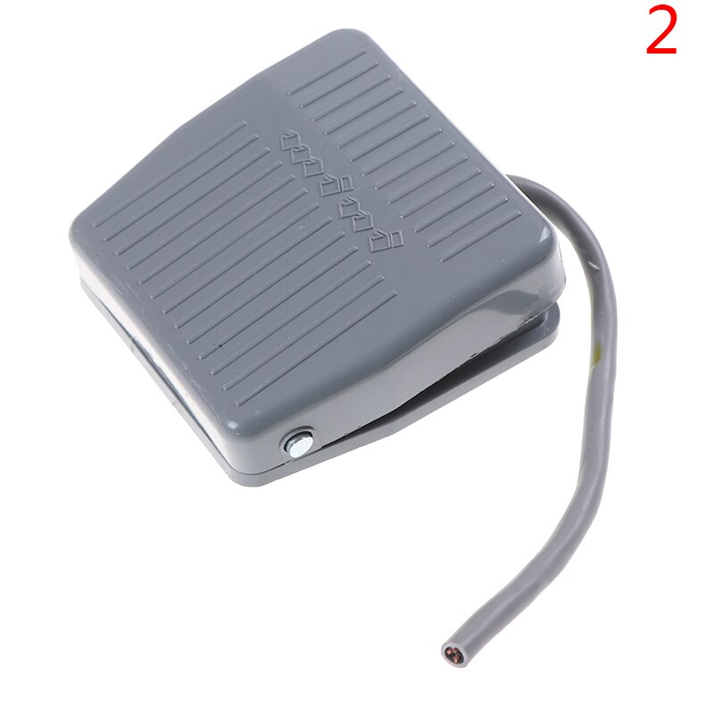 Footswitch Foot Momentary Control Switch Electric Power Pedal SPDT Nonslip Metal: A2