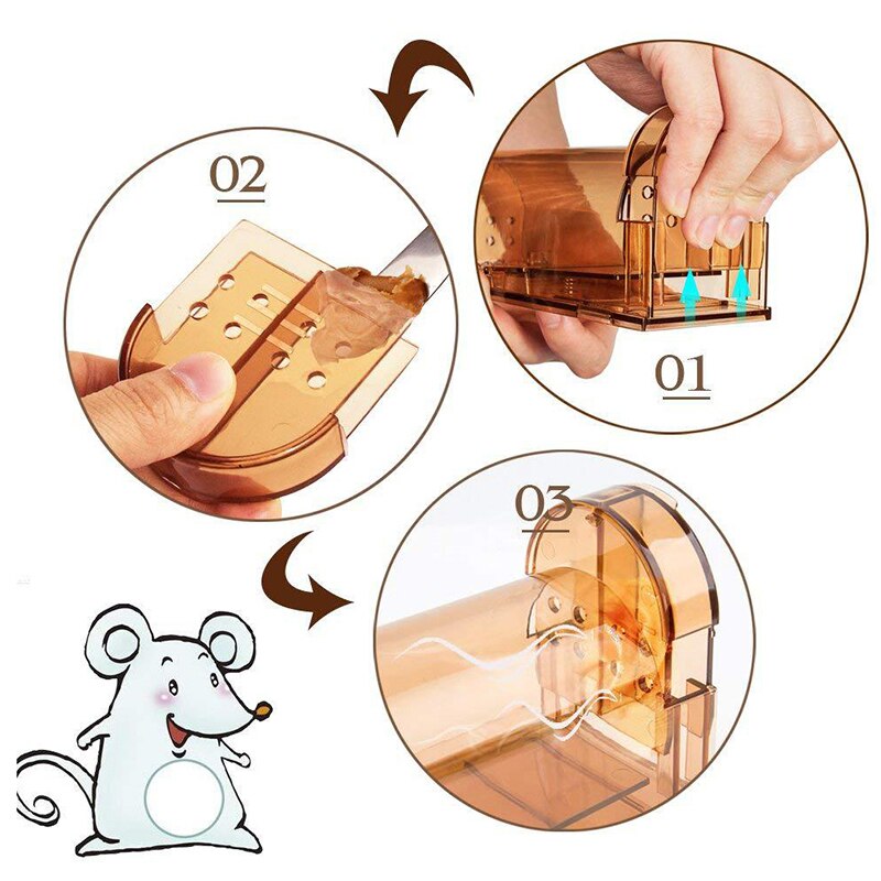 Household high-voltage Electronic Rat Trap Reusable Electric Rat Traps Killer Mice Multifunctional Mouse Trap Mouse Cage