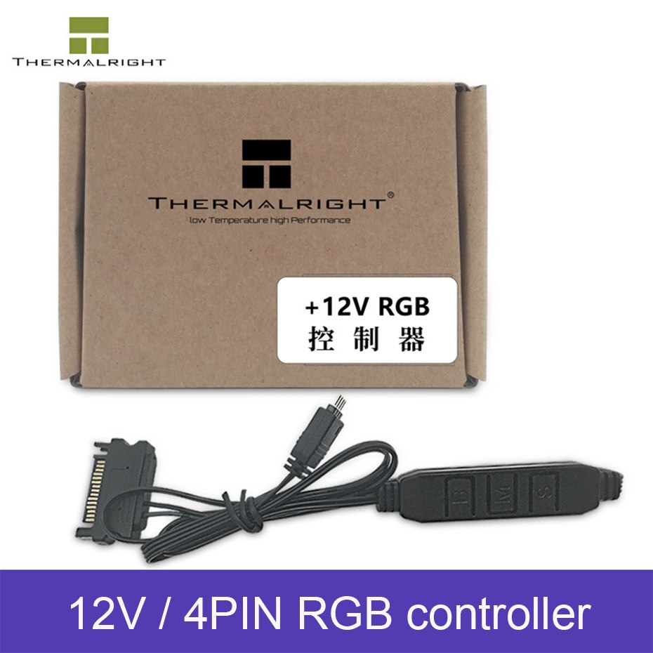 Thermalright 5V/3pin 12V/4pin RGB fan Controller SATA interface RGB DIY Device adapter: 12V 4PIN