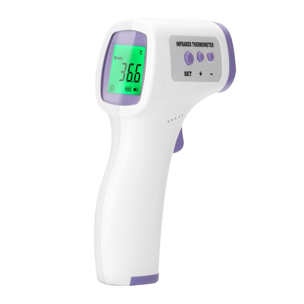 Non-Contact Thermometer Koorts Infrarood Thermometer Lcd-scherm Digitale Temperatuur Meet Gereedschap Ir Thermometer: Handheld 1