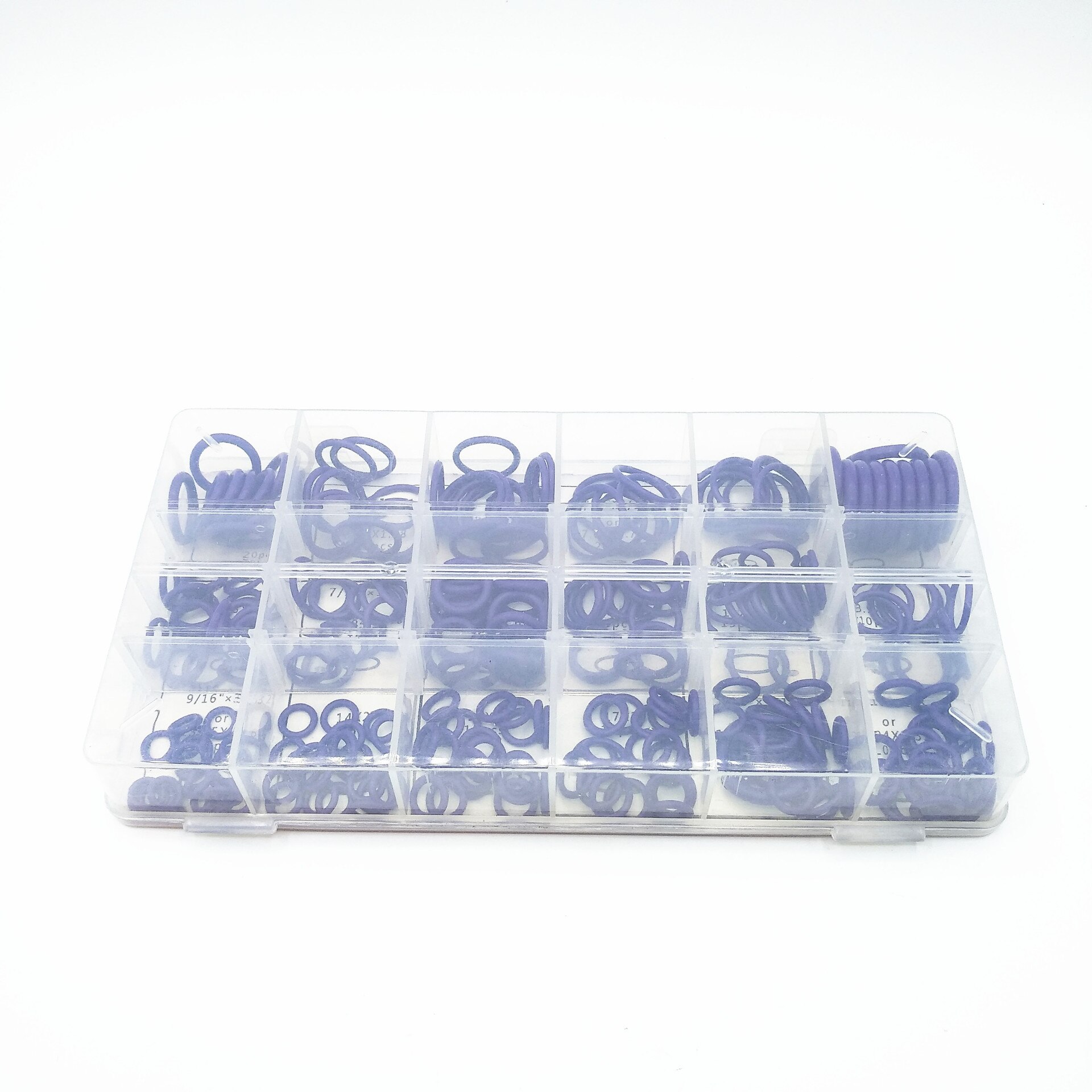 270Pcs Siliconen O Ring Reparatie Kit Paars Nitril Rubber Oring Waterdichte Pakking Washer Oringen Set Assortiment Kit Set Box ring