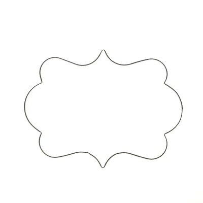 Abrikoos 1Pcs Europese Wedding Frame Metal Cookie Cutters Koekjes Rvs Gereedschap Keuken Bakvorm