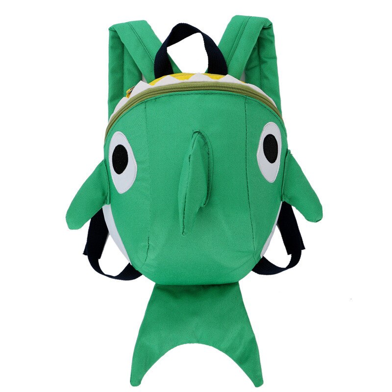 3d Ebene-kinderrucksäcke, marken-rucksäcke für mädchen und jungen, schultaschen für kleinkinder, kindergartenkinder, Karikatur-taschen: Grün