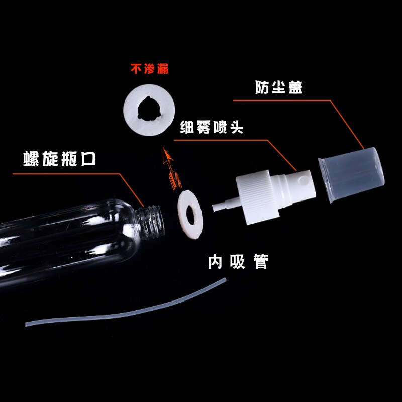 1PCS Transparent Spray BottleS Refillable BottleS Empty Spray Bottle Mini Travel Cosmetic Refillable Containers 30ml/50ml/100ml