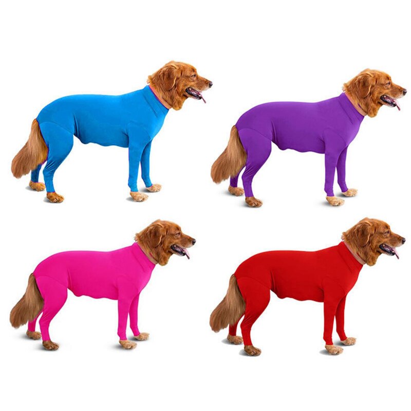 Combinaison anti-chute pour chien, vêtement de Sport, anti-chute, pour récupérer les poils de chien, combinaison pour animaux de compagnie, chemise calmante pour l&#39;anxiété